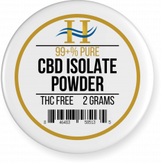 Huron Hemp - CBD Isolate Powder - 2 gram jar